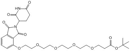 Thalidomide-O-PEG4-t-butyl ester