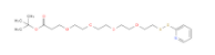 (2-pyridyldithio)-PEG4-t-Butyl ester(图1)