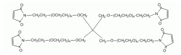 4-Arm-PEG-Maleimide，4-Arm-PEG-MAL多个马来酰亚胺活性基团PEG衍生物