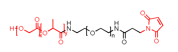 Poly(lactide-co-glycolide)-PEG-Maleimide，PLGA-PEG-MAL(图1)