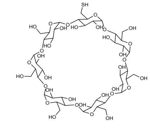 Cyclodetrin-β-SH，精基-β-环糊(图1)